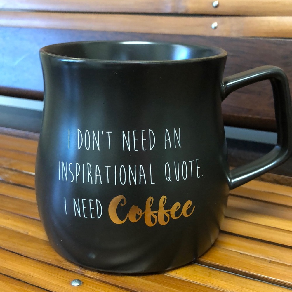 NWOT. Large coffee mug by World Market